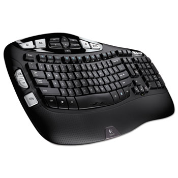 Logitech&#174; K350 Wireless Keyboard, Black