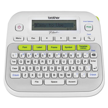 Brother P-Touch PTD210 Easy, Compact Label Maker, 2 Lines