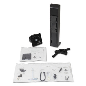 Ergotron WorkFit-T and WorkFit-PD Conversion Kit, Single LD Monitor Kit, Black
