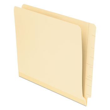 Pendaflex&#174; Laminate Spine Shelf File Folder, Straight Tab, 11 pt Manila, Letter, 100/Box