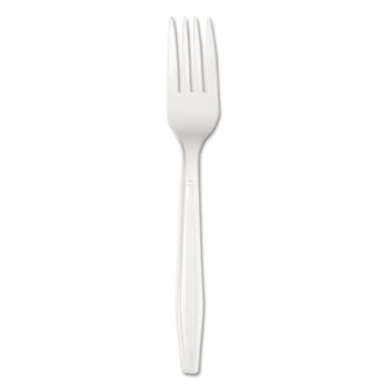 Better Earth™ Compostable Fork, White, 1000/CT