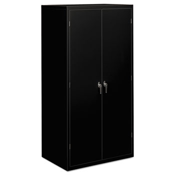 HON&#174; Assembled Storage Cabinet, 36w x 24-1/4d x 71-3/4h, Black