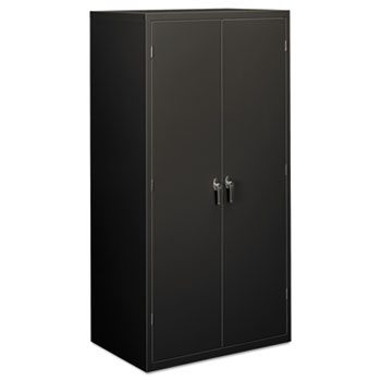 HON&#174; Assembled Storage Cabinet, 36w x 24-1/4d x 71-3/4h, Charcoal