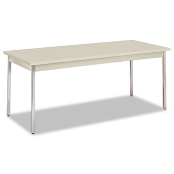 HON&#174; Utility Table, Rectangular, 72w x 30d x 29h, Light Gray