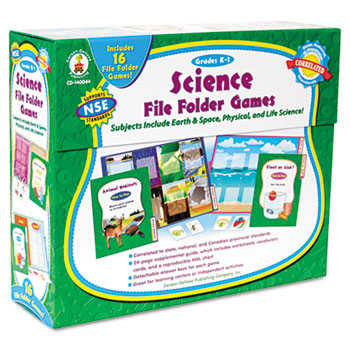 Carson-Dellosa Publishing Science File Folder Game, Grades K-1