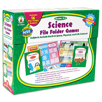 Carson-Dellosa Publishing Science File Folder Game, Grades 2-3