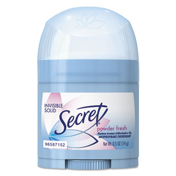 Secret&#174; Invisible Solid Anti-Perspirant &amp; Deodorant, Powder Fresh, 0.5 oz Stick