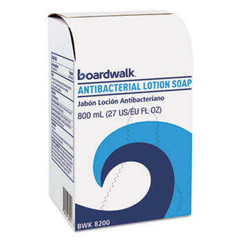 Boardwalk Antibacterial Soap, Floral Balsam, 800 mL Box, 12/Carton