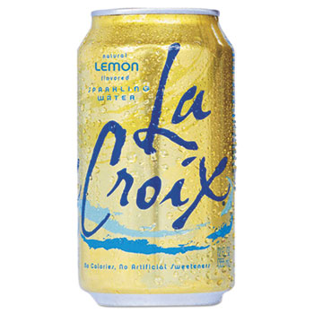 LaCroix&#174; Sparkling Water, Lemon, 12 oz Can, 24/Carton