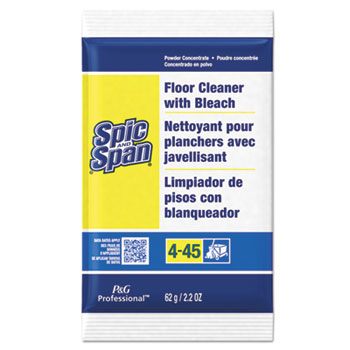 Spic and Span&#174; Bleach Floor Cleaner Packets, 2.2oz Packets, 45/Carton