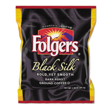 Folgers&#174; Coffee Fraction Pack, Black Silk, 1.4 oz Packet, 42/CT