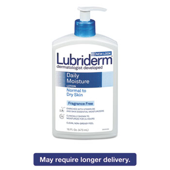 Lubriderm&#174; Skin Therapy Hand and Body Lotion, 16 oz Pump Bottle, 12/Carton