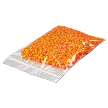 General Supply Zip Reclosable Poly Bags, 2 mil, 3&quot; x 5&quot;, Clear, 1,000/Carton