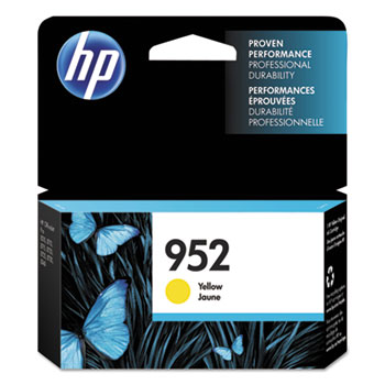 HP 952 Ink Cartridge, Yellow (L0S55AN)