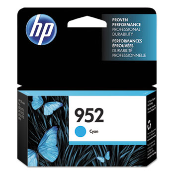 HP 952 Ink Cartridge, Cyan (L0S49AN)
