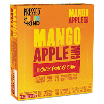 KIND Whole Fruit, Mango Apple Chia, 1.2 oz. Bar, 72/CT