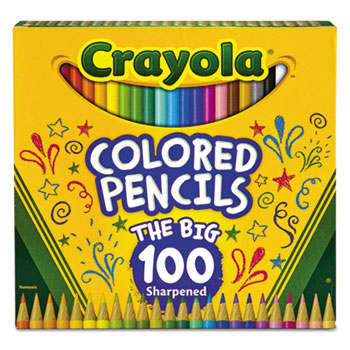 Crayola&#174; Colored Pencils, 100 different colors, 100/ST