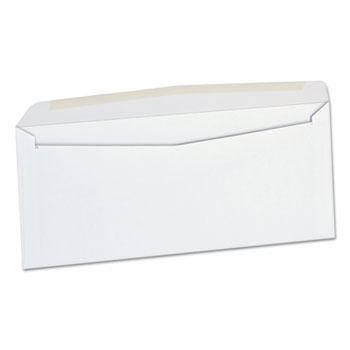 Universal Open-Side Business Envelope, #10, Commercial Flap, Side Seam, Gummed Closure, 4.13 x 9.5, White, 500/Box