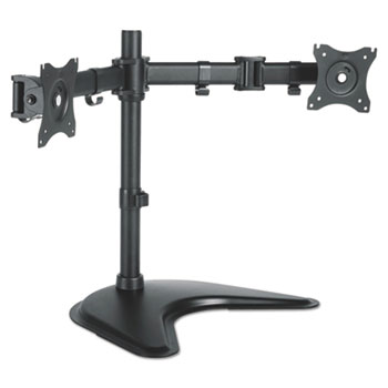 Kantek Monitor Arm, Dual Monitor, Base, 32 x 13 x 17 1/2, Black