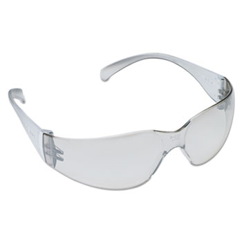 3M™ Virtua Protective Eyewear, Clear Frame, Mirror Indoor/Outdoor Lens