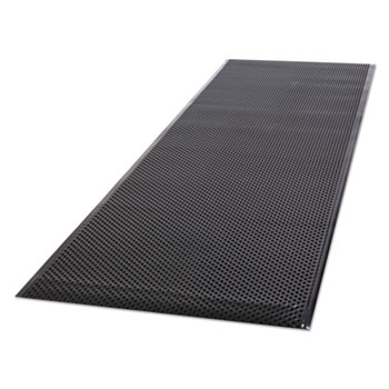 ES Robbins Feel Good Anti-Fatigue Floor Mat, Continuous Runner, 35 x 60, PVC, Black