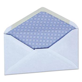 Universal Business Envelope, #6 3/4, Monarch Flap, Gummed Closure, 3.63 x 6.5, White, 250/Box
