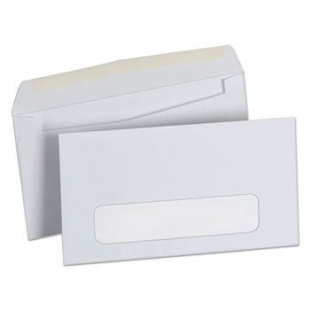 Universal Business Envelope, #6 3/4, Square Flap, Gummed Closure, 3.63 x 6.5, White, 500/Box