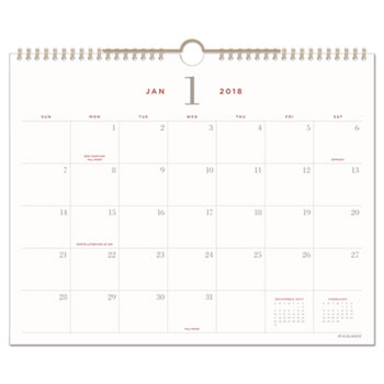 AT-A-GLANCE Signature Collection Wall Calendar, 15&quot; x 12&quot;, 2022