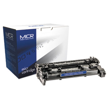 MICR Print Solutions 26A, 26X MICR Toner, 3100 Page-Yield, Black