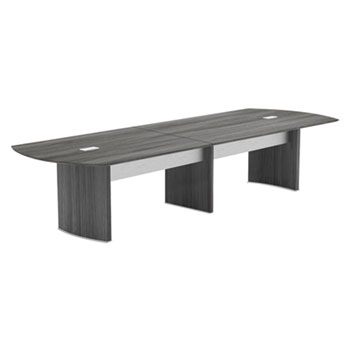 Safco&#174; Medina Conference Tables, Boat, 84 x 48, Gray Steel (1/2 Top, Must Order Two)