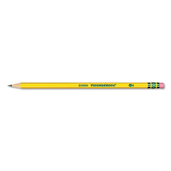 Ticonderoga&#174; Pre-Sharpened Pencil, HB, #2, Yellow, Dozen