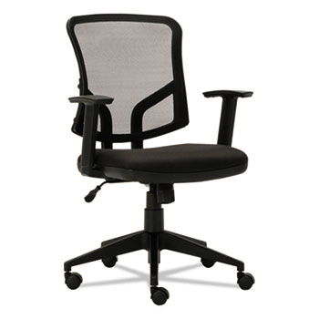 Alera Alera Everyday Task Office Chair, Supports Up to 275 lb, 17.5&quot; to 21.3&quot; Seat Height, Black