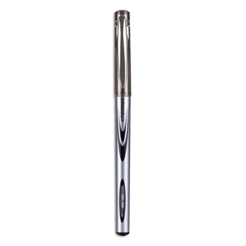 Universal Gel Stick Pen, 0.7 mm, Medium, Black Ink, 1 Dozen