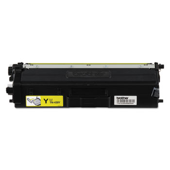 Brother TN439Y Ultra High Yield Toner, 9000 Page-Yield, Yellow