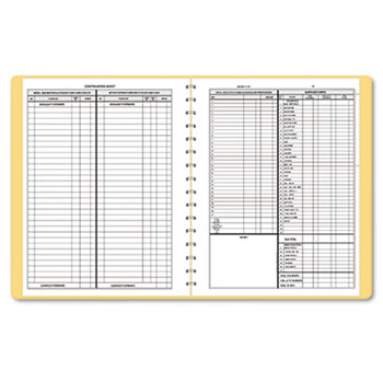 Dome&#174; Bookkeeping Record, Tan Vinyl Cover, 128 Pages, 8 1/2 x 11 Pages