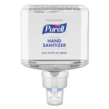 PURELL&#174; Healthcare Advanced Hand Sanitizer Foam, 1200 mL Refill for PURELL&#174; ES8 Touch-Free Hand Sanitizer Dispensers, 2/CT