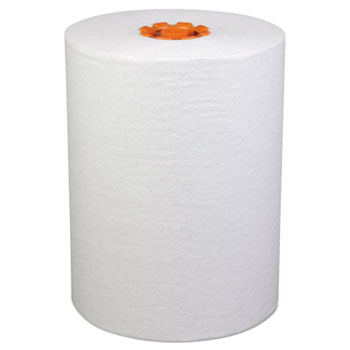 Scott Control Slimroll Hard Roll Paper Towels, Orange Core, White, 580 ft. Per Roll, 6 Rolls/Carton