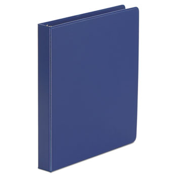 Universal Economy Non-View Round Ring Binder, 3 Rings, 1&quot; Capacity, 11 x 8.5, Royal Blue