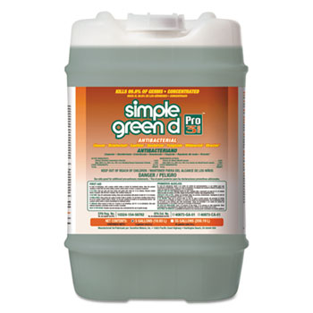 Simple Green&#174; d Pro 3 Plus Antibacterial Concentrate, Herbal, 5 gal Pail