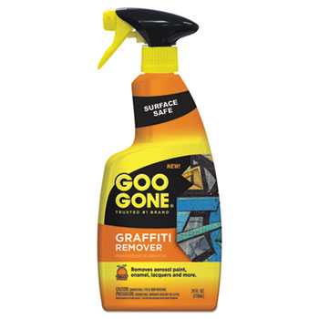 Goo Gone Graffiti Remover, 24 oz Spray Bottle, 4/Carton