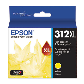 Epson&#174; T312XL420S, Ink, Yellow, 830 Page-Yield