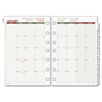 AT-A-GLANCE Day Runner Monthly Planning Pages, 8 1/2 x 11, 2020