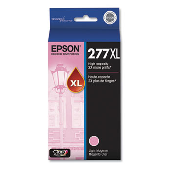 Epson&#174; 277XL Claria, High-Yield, Ink, 740 Page-Yield, Light Magenta