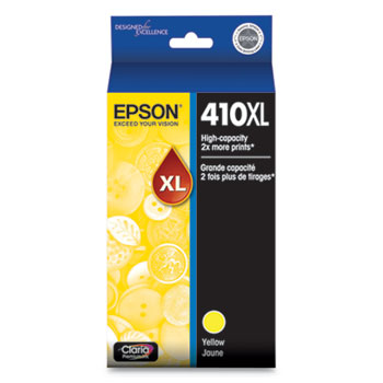 Epson&#174; T410XL Claria High-Yield Ink, 650 Page-Yield, Yellow