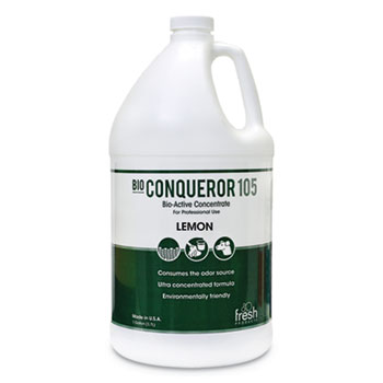 Fresh Products Bio Conqueror 105 Enzymatic Odor Counteractant Concentrate, Citrus, 128 oz., 4/CT
