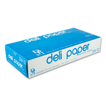 Durable Packaging Interfolded Deli Sheets, 10 3/4&quot; x 12&quot;, 500 Sheets/Box, 12 Box/Carton