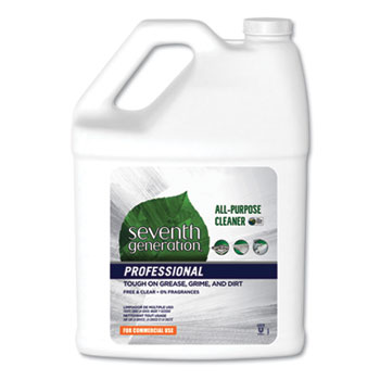 Seventh Generation&#174; Professional All-Purpose Cleaner, Free and Clear, 1 gal Bottle, 2/CT