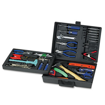 Great Neck 110-Piece Home/Office Tool Kit, Drop Forged Steel Tools, Black Plastic Case