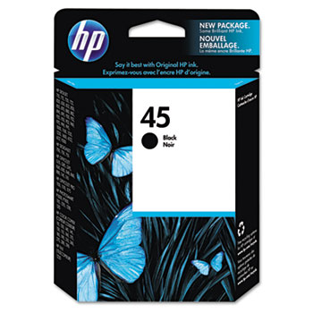 HP 45 Ink Cartridge, Black (51645A)