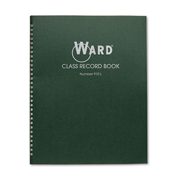 Ward Class Record Book, 38 Students, 9-10 Week Grading, 11 x 8-1/2, Green